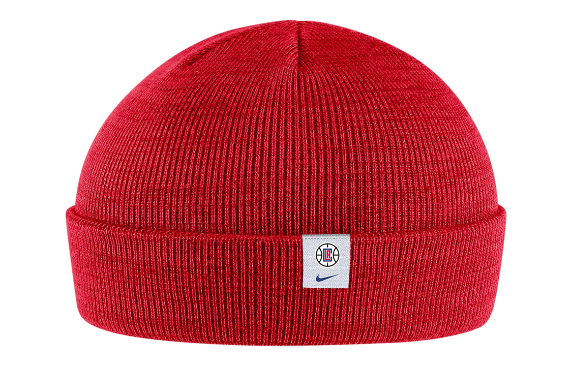 Nike Polyester, Acrylic Beanies Unisex Red
