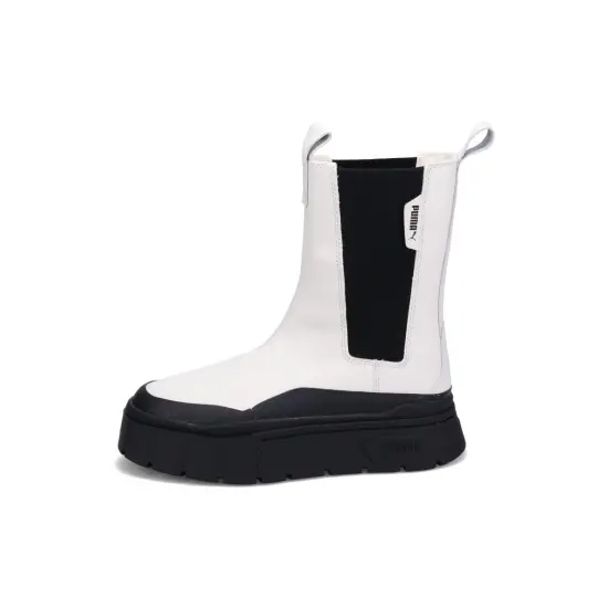 Puma Women's Mayze Stack Chelsea Boot 'Vaporous Grey Black'