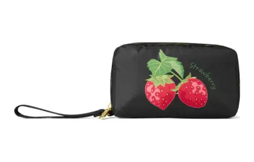 Skechers LeSportsac LePoesi, Collaboration Fabric Clutch Unisex Black & Red