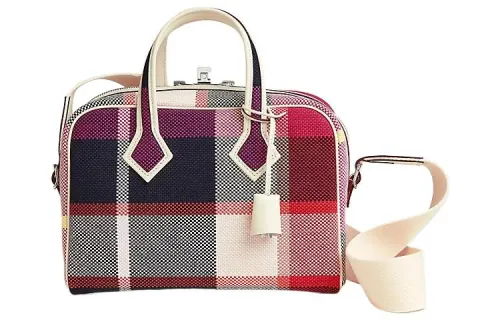 HERMES Victoria III Fourre Tout Canvas With Swift Calfskin Victoria Handbag Mini Women's