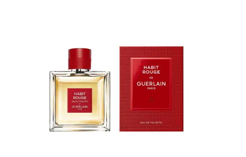 Guerlain HABIT ROUGE perfume woody oriental fragrance EDT