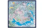 HERMES Scarves Women's Denim Blue