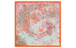 HERMES Faubourg Scarves Women's Orange