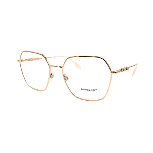Burberry Alloy Irregular Shape Eyeglass Frames Women's