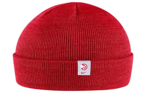 Nike Polyester, Acrylic Beanies Unisex Red