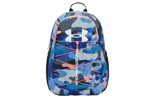 Under Armour Polyester Backpack Regular Unisex Black White & Blue