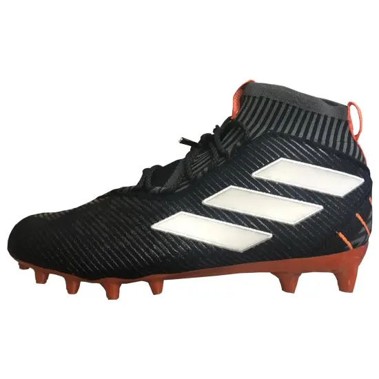 Adidas ULT Soccer Shoes Men High-Top Black Orange