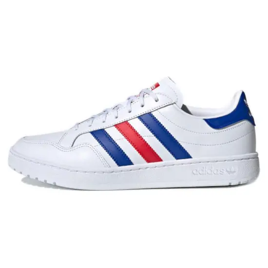 Adidas Originals Team Court Skateboard Shoes Unisex Low-top White/Blue/Red