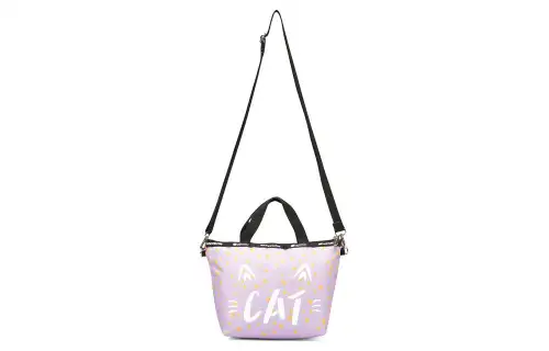 Skechers LeSportsac LePoesi, Collaboration Fabric Dumpling Bag, Shoulder Bag, Crossbody Bag Regular Unisex Multicolor