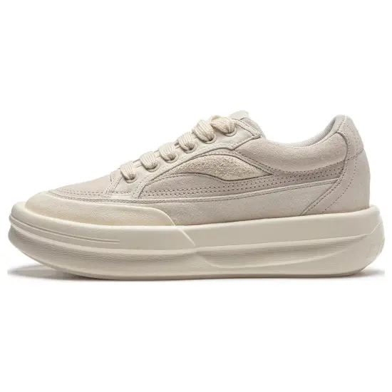 LiNing Gongfu YANG Low Top Skateboard Shoes Unisex Ecru