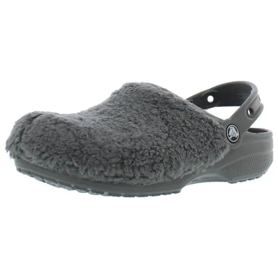 Crocs Classic Fuzz Mania Clogs 'Slate Grey'