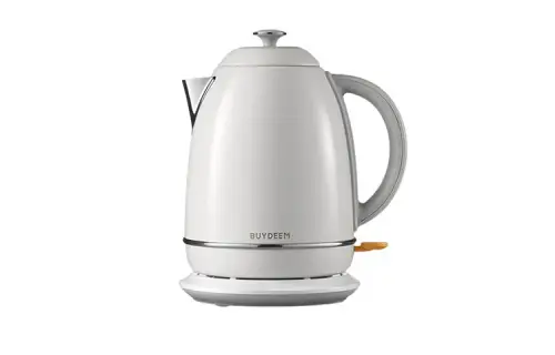 BUYDEEM Capacious teapot stainless steel, 1700 ml, fully automatic