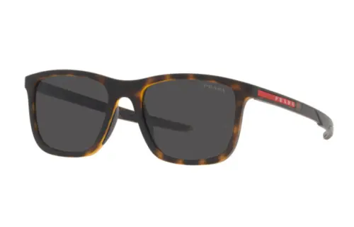 PRADA Acetate Irregular Shape Sunglasses Men's Tortoiseshell
