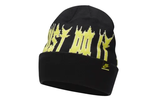 Nike Polyester, Nylon, Elastane Beanies Unisex Black
