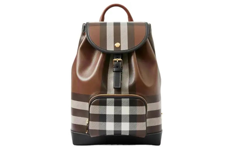 Burberry Calfskin Backpack Women's Dark Birch Brown