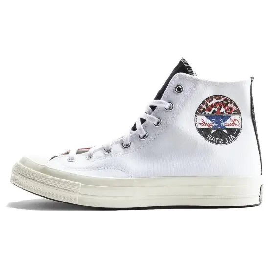 Converse Chuck 70 Hi Logo Play White University Red