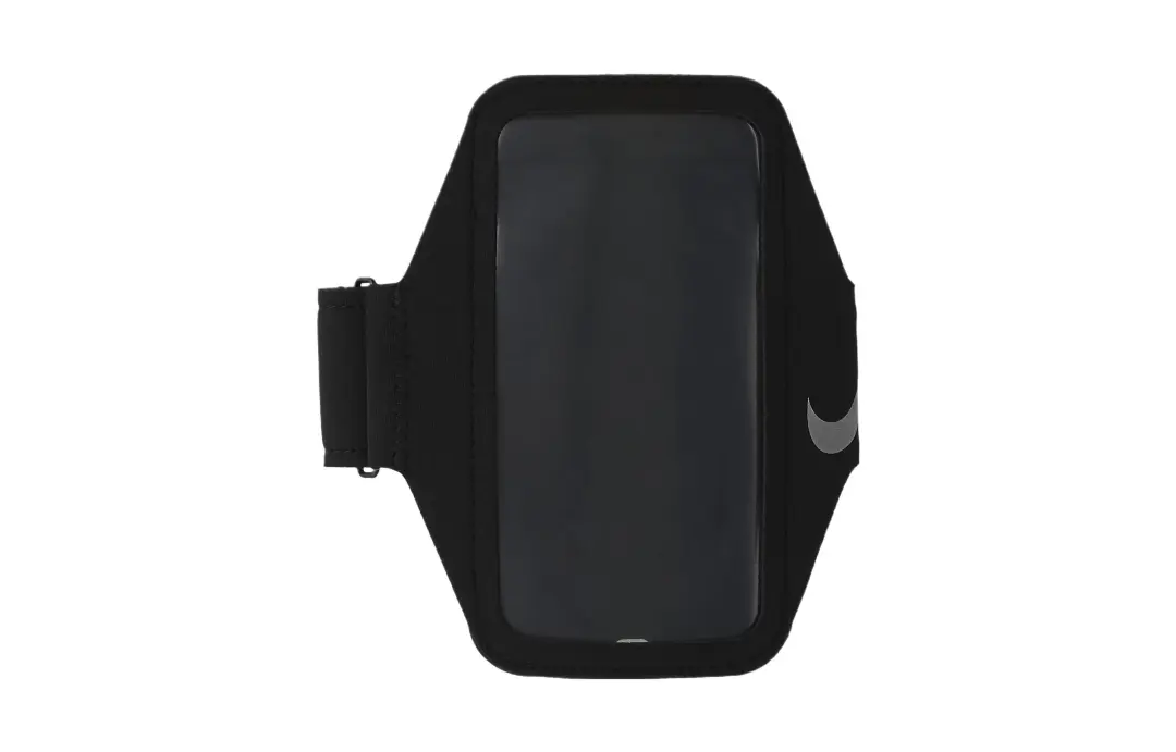 Nike Polyester & PU, Nylon & Aluminum Alloy Running Bag Cell Phone Pouch Unisex Black