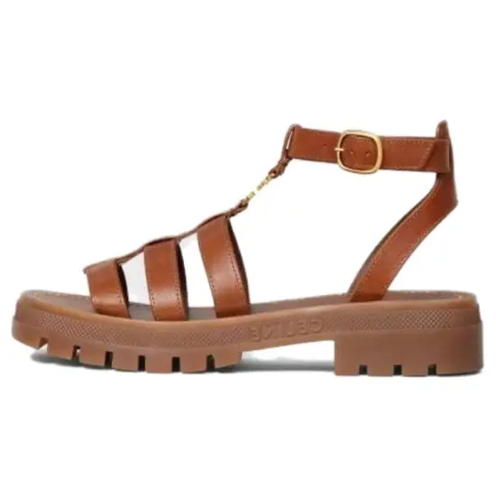 CELINE Triomphe One-Strap Sandals Women's