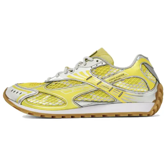 Bottega Veneta Orbit Low Top Casual Shoes Men's Yellow