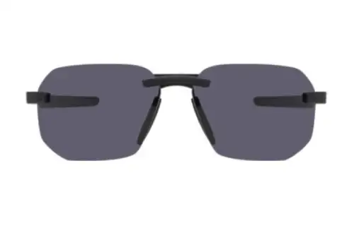 PRADA Nylon Metal Square Sunglasses Men's Black