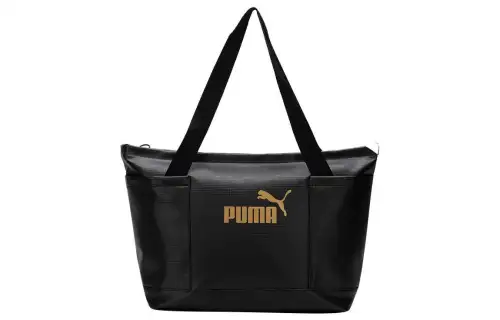 PUMA Artificial Leather Tote Bag, Shopping Bag, Shoulder Bag, Handbag Women's Black