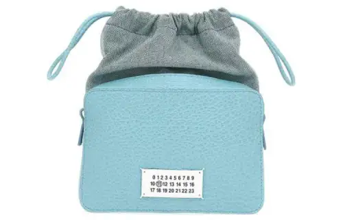 Maison Margiela Panelled Drawstring Shoulder Bag