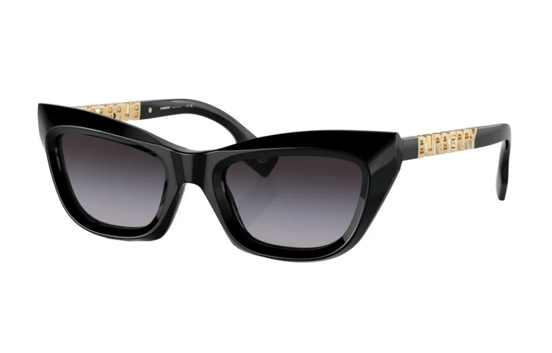 Burberry Metal Cat Eye Sunglasses Women's Black