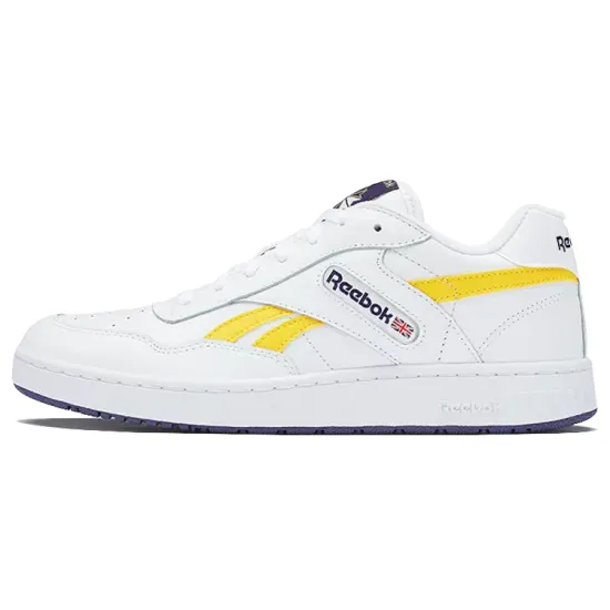 Reebok BB 4000 Vintage Basketball Shoes Unisex Low-top White/Yellow