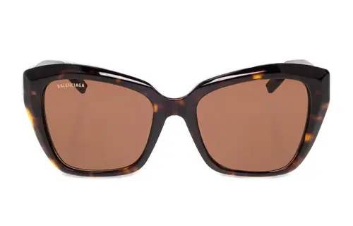 Balenciaga Acetate Butterfly Sunglasses Women's Brown