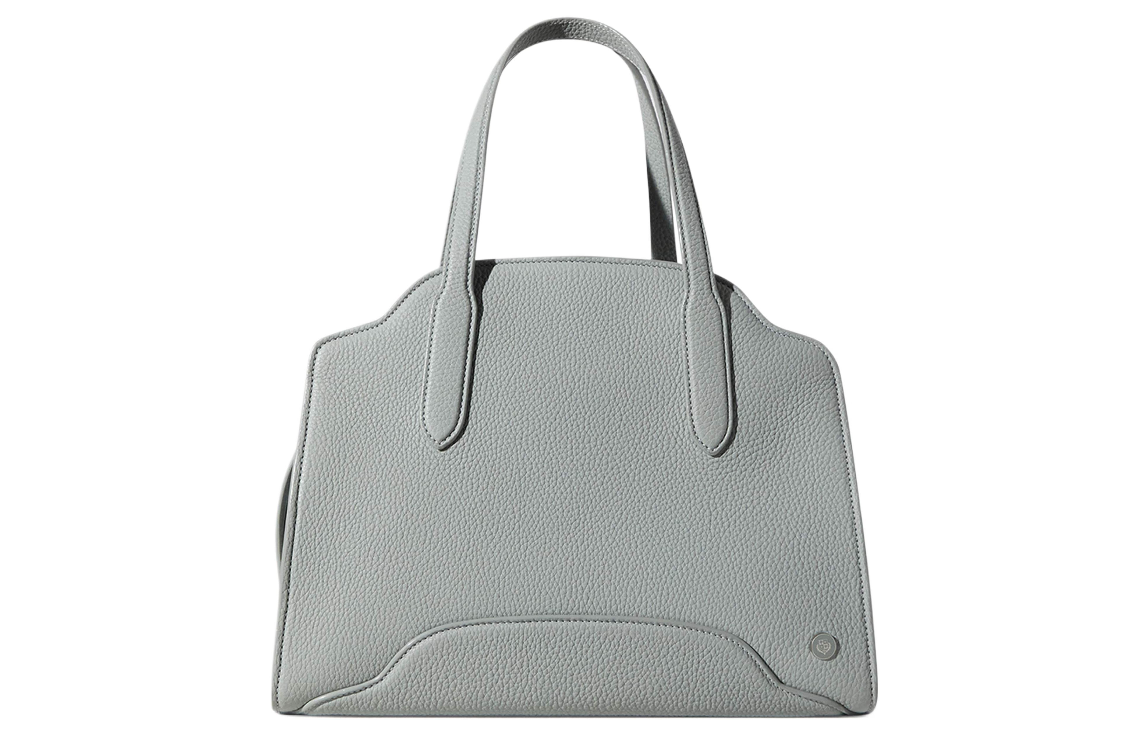 Loro Piana Sesia Grain Calfskin Shoulder Bag, Crossbody Bag Women's Eucalyptus