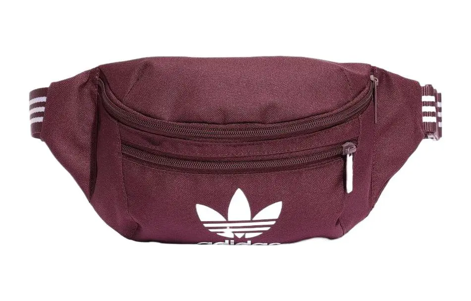 Adidas Originals Trefoil Recycled Polyester Shoulder Bag, Crossbody Bag, Fanny Pack Regular Unisex Chestnut