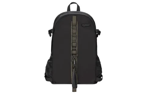 Mizuno Nylon Backpack Unisex Black
