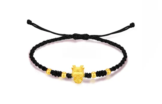 ZHOUBAIFU Gold Bracelet Unisex