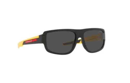 PRADA Square Sunglasses Men's Black