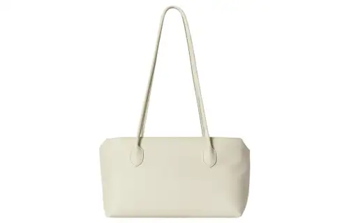 THE ROW Deerskin Shoulder Bag Women's Ivory