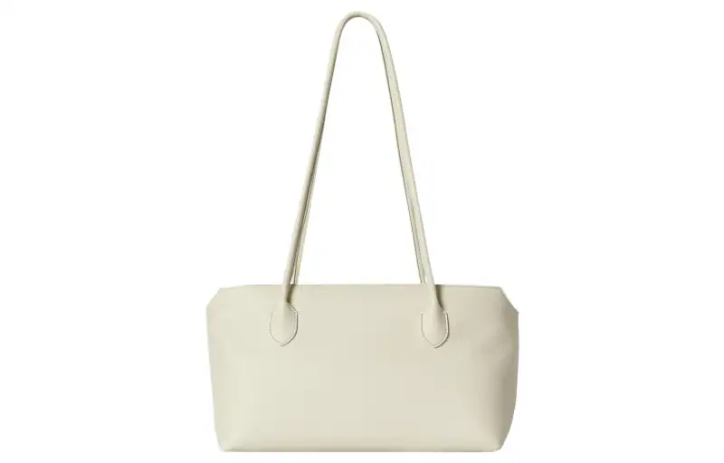 THE ROW Deerskin Shoulder Bag Women's Ivory
