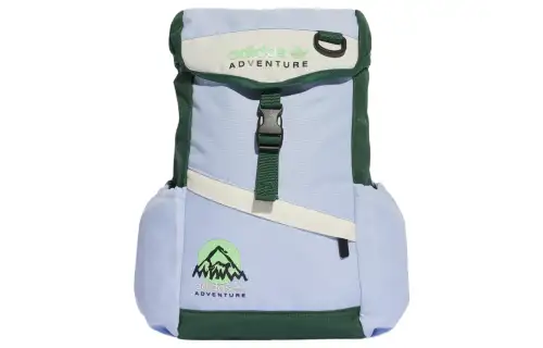 Adidas Originals Trefoil Recycled Polyester Backpack Unisex Daybreak Blue & Dark Green