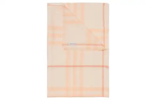 Burberry checkered reversible frayed scarf