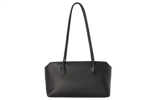 THE ROW Deerskin Bowling Bag, Shoulder Bag, Handbag Women's Dark Brown
