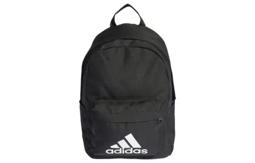 Adidas Recycled Polyester Plain Weave Fabric Backpack Regular Unisex Black