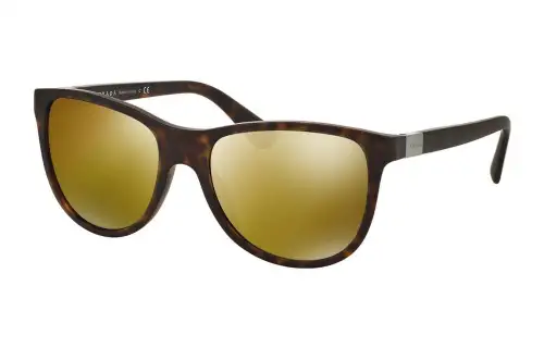 PRADA Plastic Irregular Shape Sunglasses Men's Tortoiseshell