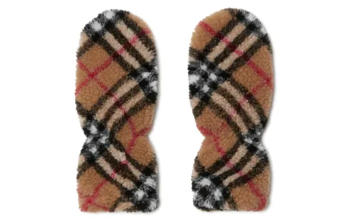 Burberry Wool Gloves Kids' Brown