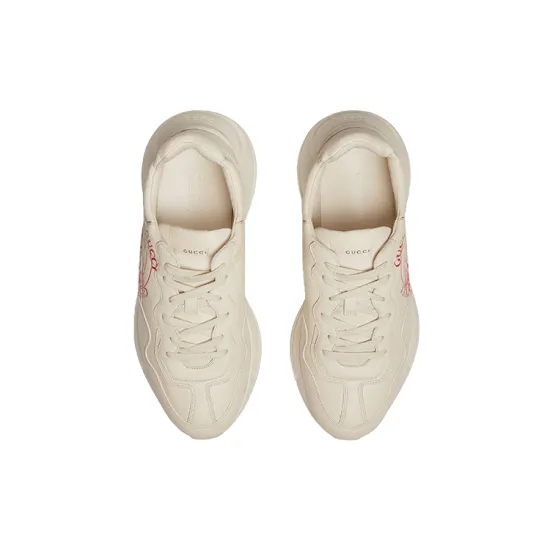 GUCCI Rhyton Stamp Print Sneakers