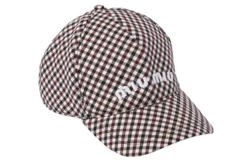 MIU MIU Fabric Baseball Caps Women's Brown