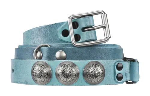 Supreme Cow Leather Belts Unisex Blue 