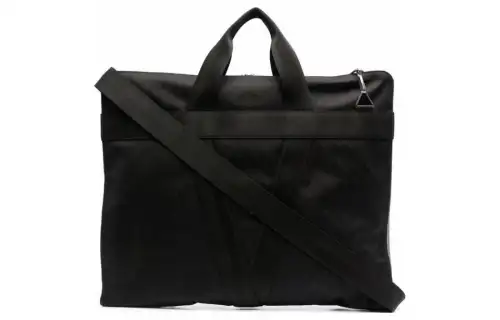 Bottega Veneta Fabric Shopping Bag, One Shoulder Handbag Men's Black