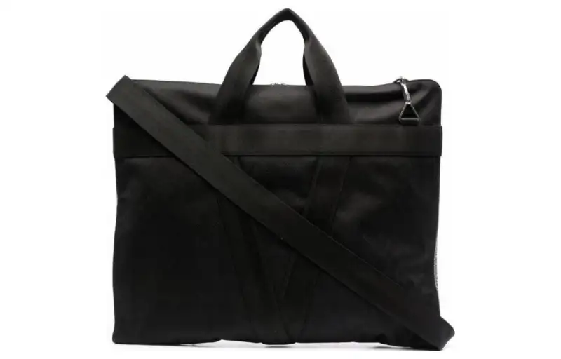 Bottega Veneta Fabric Shopping Bag, One Shoulder Handbag Men's Black