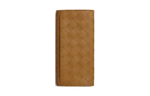 Bottega Veneta Cow Leather Wallet Men's Brown