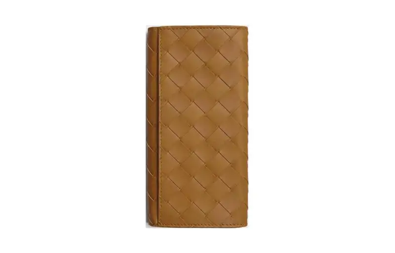 Bottega Veneta Cow Leather Wallet Men's Brown