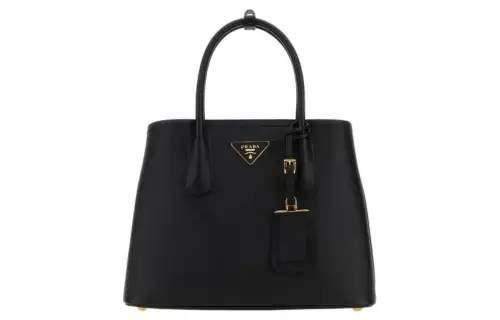 PRADA Leather Shoulder Bag, Crossbody Bag, Handbag Small Women's Black